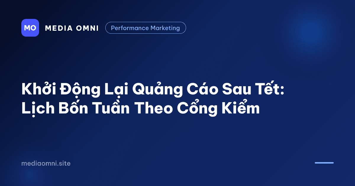 Khởi động lại quảng cáo sau Tết: Lịch bốn tuần theo cổng kiểm