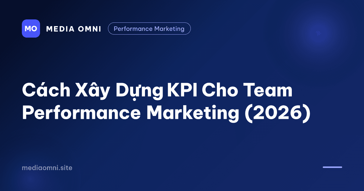 Cách Xây Dựng KPI Cho Team Performance Marketing (2026) — Media Omni