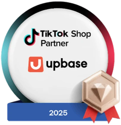 Chứng nhận TikTok Shop Partner năm 2025 cấp cho UpBase